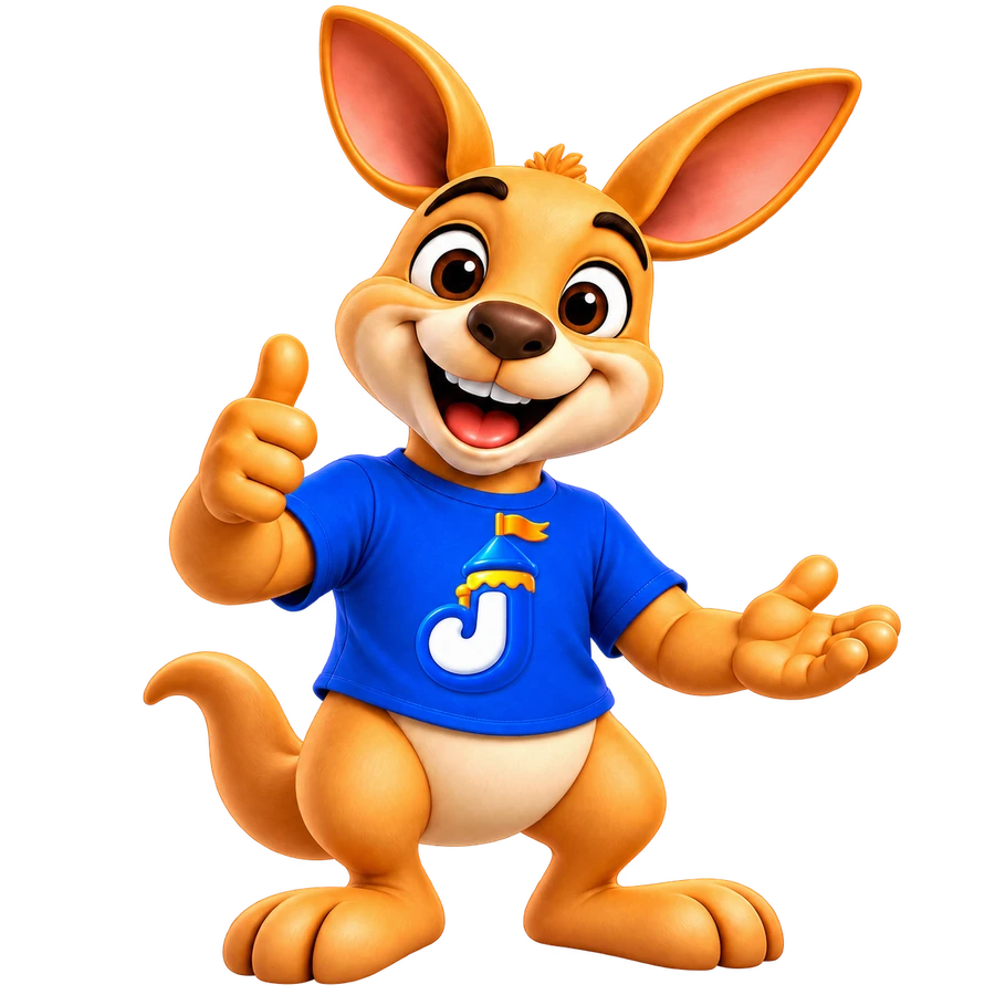 Jumpy fazendo joinha